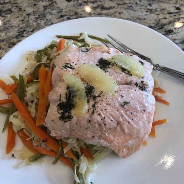 Salmon in Parchment with Julienned&nbsp;Vegetables